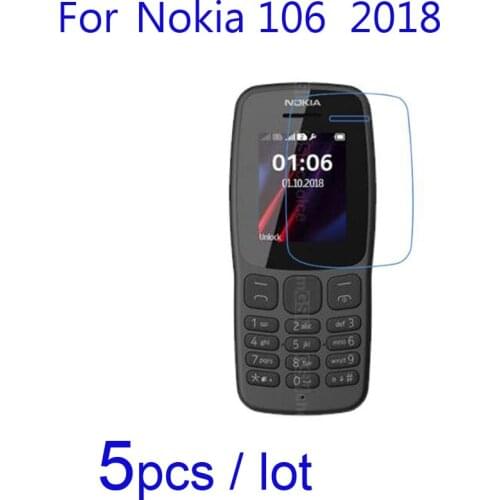 5pcs/lot Soft Screen Protectors for Nokia 106 2018 Version Clear/Matte/Nano Anti-Explosion Guard Films for Nokia 106 (2018) LCD