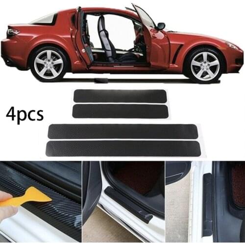Car Door Sill Guard Sticker for Toyota Corolla RAV4 Subaru XV Chevrolet Cruze Aveo sail Saab Dacia