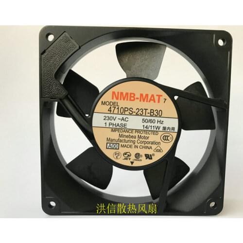 NMB-MAT 4710PS-23T-B30 A00 AC 230V 14/11W 120x120x25mm Server Cooling Fan