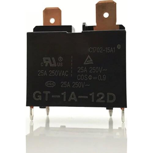 New 10pcs/lot relay GT-1A-12D Water heater air conditioner special relay 12VDC 25A 250V 4Pin