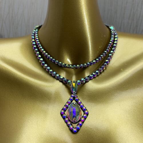 DIY Necklace for ballroom dancing latin dancing Neck decoration accessory GOODANPAR