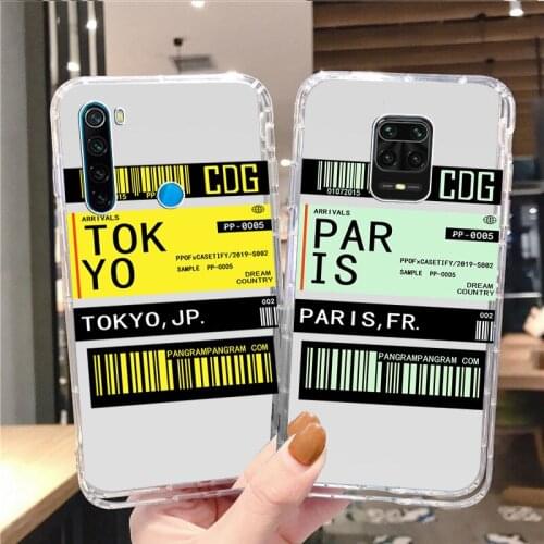 Transparent Soft Phone Case for Redmi 5Plus 7A 8A 9A 6Pro 9T 10X Note10 Pro Max Poco X3 M3 K40 Mi Note 10 Cute Protection Cover