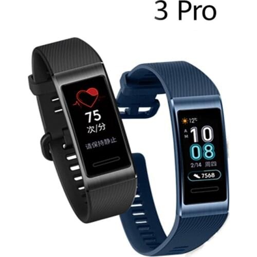 Bluetooth 4.2 Smart Band for HUAWEI Band 3 /Band 3 Pro Amoled Color Display Touchscreen Waterproof Sleep Swim Heart Rate Monitor