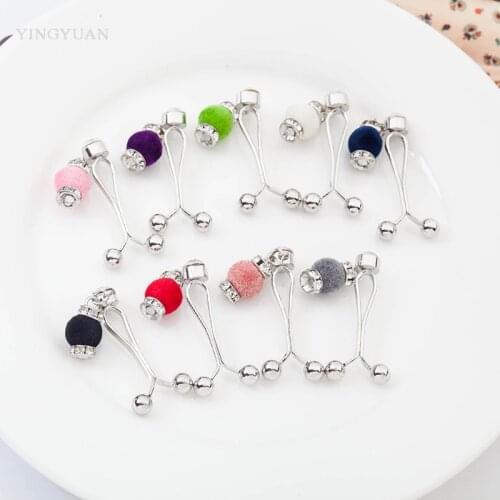 SP65 Fashion muslim hijab headwear pins clip Colored balls