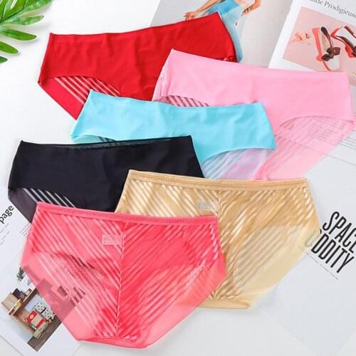 Women Seamless Bikini Panties Girls Sexy Seamless Underwear Hot Photos Bikini Laser Cut Brief Underwear