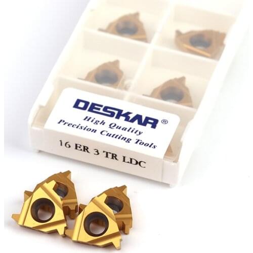 DESKAR 16ER 16IR 1.5TR 2TR 2.5TR 3TR LDC thread turning insert tool parts carbide insert CNC lathe tool cutting