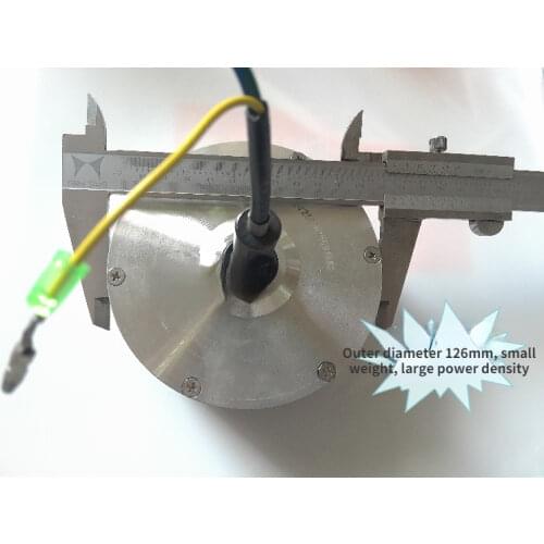 Ultra-low-speed External Rotor Generator Wind Generator with Small Body Mass and High Power 250w