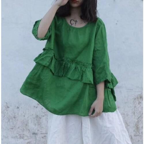 Women Summer Solid Color Loose Tees Tops Ladies Half Sleeve T-shirts Female Casual Tees Shirts Vintage Tops T-shirt 2018