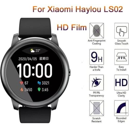 2/4/6/8Pcs Accessories 9H Anti-scratch Fashion TPU full HD Cover Screen Protector Film For Xiaomi Haylou LS02 HD Protector Film