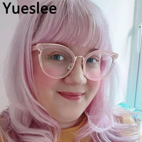 45376 Plastic Titanium Round Glasses Frame Men Women Optical Fashion Computer Eyeglasses