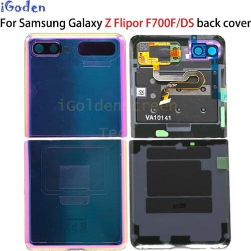 6.7''original quality for Samsung Galaxy Z Flip back housing with flex cable for Samsung Galaxy Z Flip SM-F700F/DS back cover