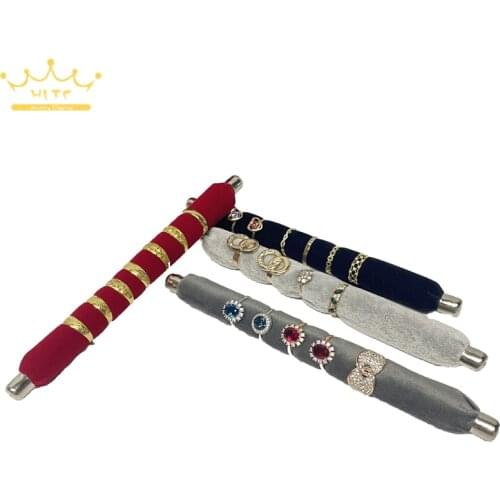 Ring Display Holder Sponge Bar for Ring Organizer Jewelry Display Ring Storage Stand Organizador De Joyas