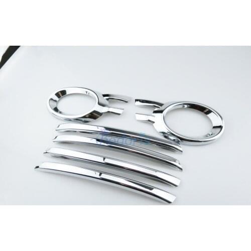 For Audi Q5 2009 2010 2011 2012 Front Fog Lamp Cover Light Trim Detector Chrome Car Styling Accessories