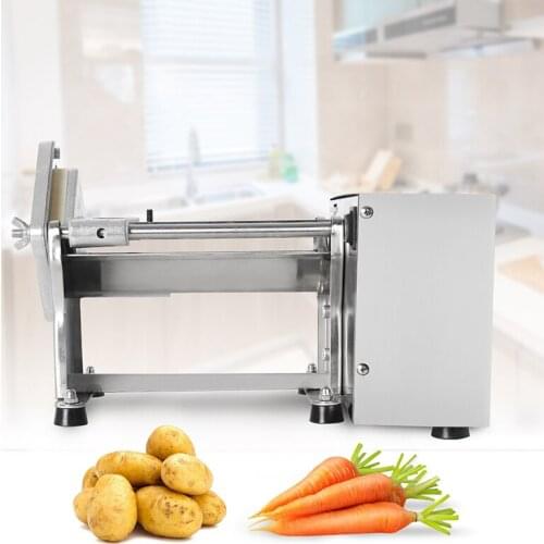 Electric Potato Chip Cutter Stainless Steel Carrot Slicer Horizontal Commercial Electric Potato Chip Machine Chopper