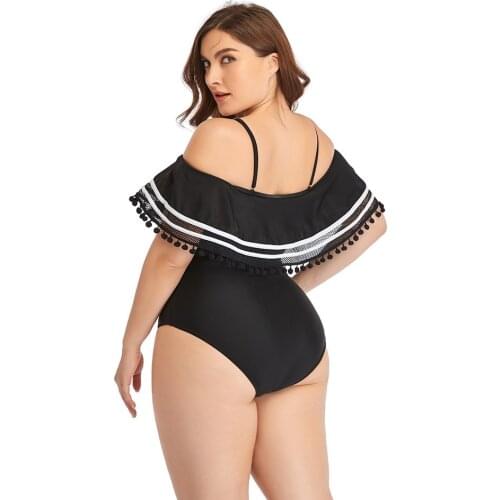 Swimwear for Fat High Quality Super Bathing Suits Push Up Sexy Bikini Plus Size 4XL Cheap One Piece Padded Swimwear Plus Size