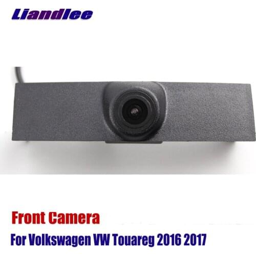 Liandlee AUTO CAM Front View Camera For Volkswagen VW Touareg 2016 2017 / Logo Embedded / ( Not Reverse Rear Parking Camera )