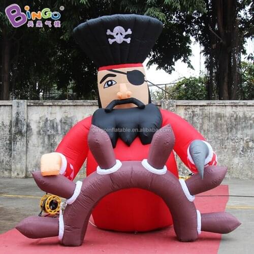 Custom made 3m height inflatable pirate figure / 10 feet big pirate inflatables for decoration toys