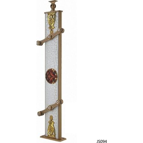 Freeshipping 950mm JS094 Column Customade Floor Mount Newel Handrail Armrest Post Pillar Pole for Staircase