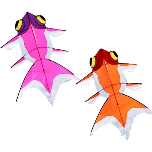 Outdoor Fun Sports New Goldfish Kite With Handle And Line Good Flying