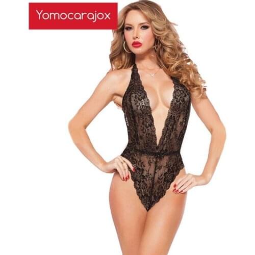 New Women Sexy Lingerie Sex Clothes Hot Porn Lace Dress Backless Bow Underwear Costume Exotic Apparel Erotic Clothing
