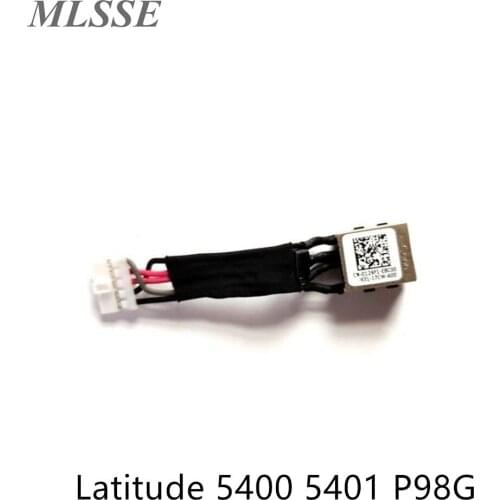 New Original For Dell Latitude 5400 5401 5410 5411 EDC41 EDC42 Laptop DC Power Jack Cable DC301013W00 0129F1 129F1