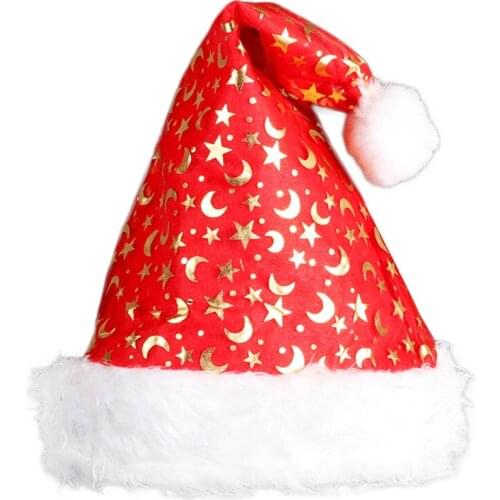 1pcs / Free Shipping Snow yarn Christmas Hat Santa Hat Christmas decorations and Christmas Wedding Party Supplies props