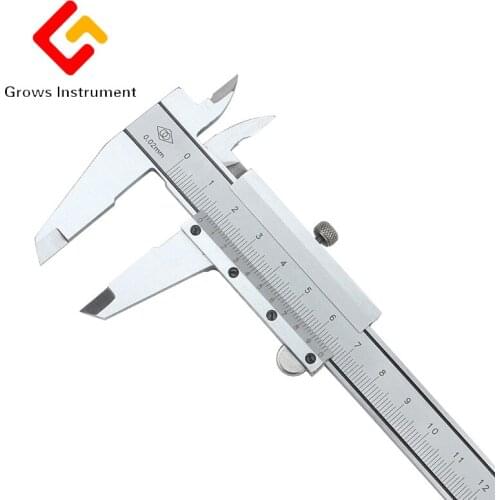One-way claw 0-500mm cursor caliper oil marking card stainless steel scale vernier caliper