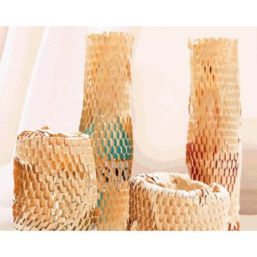 Honeycomb grid paper buffer kraft paper honeycomb environmental protection paper gift shockproof moisture-proof filling paper