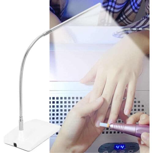 LED Table Lamp 3 Levels Dimmable Eye Protection Flexible Desk Light for Nail Art Reading Manicure Tattoo Light Lamps Supplies