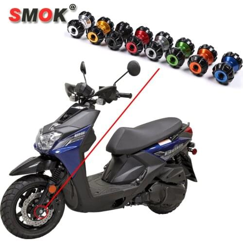 Universal For Scooter Yamaha nmax 155 125 CNC Aluminum Motorcycle Front Fork Wheel Frame Crash Sliders Pads Falling Protection