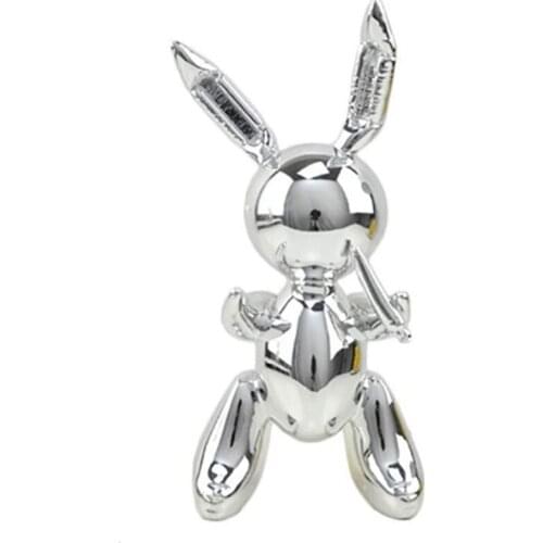 Balloon Rabbit Cute Animals Resin Sculpture Wedding Decor Nordic Style Modern Home Decoration Accessories