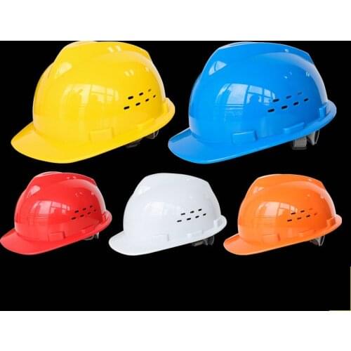 High-intensity labor safety helmet ABSmaterial building protection helmet high-quality breathable engineering electrician helmet