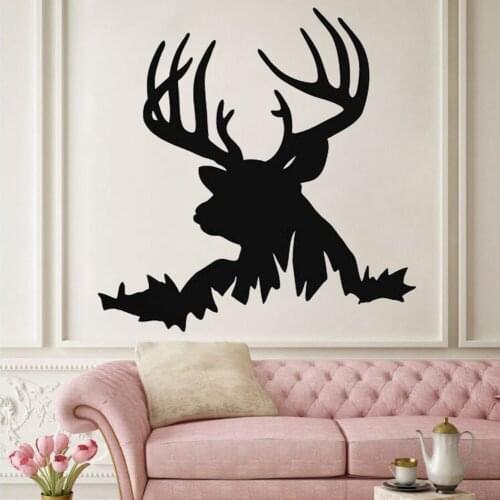 Wall Art Stickers Deer Wall Sticker Hunting Wall Decal Vinyl Wall Decal Stickers Mural Vinyl Removable FB-79