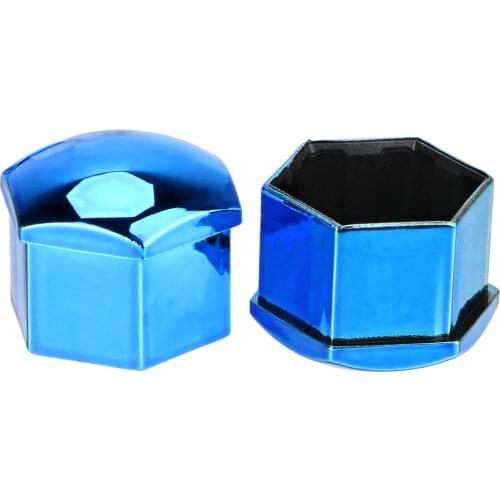 Protection Covers Caps Exterior Decoration 17mm Anti-Rust Car Tyre Nut Bolt Auto Hub Screw Cover 20 Pieces Car Wheel Nut Caps