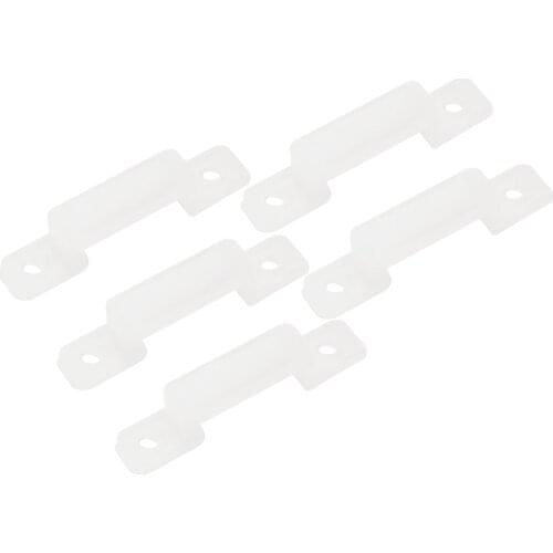 LED Strip Mount Clip 12mm Width Soft Silicon Buckle LED Tape Fixing Holder Fasten Clips Connector for LED Strip 5pcs/lot