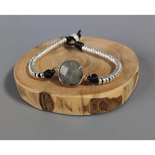 Exquisite beaded rope bracelet natural stone embellishment for women fashion arm accessories браслет женский gift couple bracele