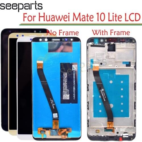 For HUAWEI Mate 10 Lite LCD Display Touch Screen with Frame For Huawei Mate 10 Lite Display LCD Nova 2i RNE-L21 LCD Replacement
