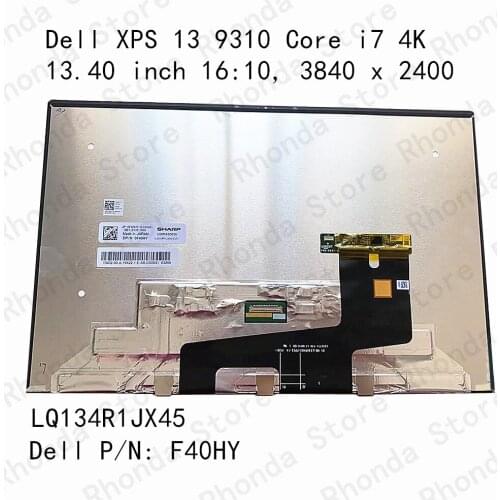 13.4"FHD UHD Matrix LCD Screen for Dell XPS 13 9310 9310 Core i7 Laptop LCD screen/LCD touch assembly