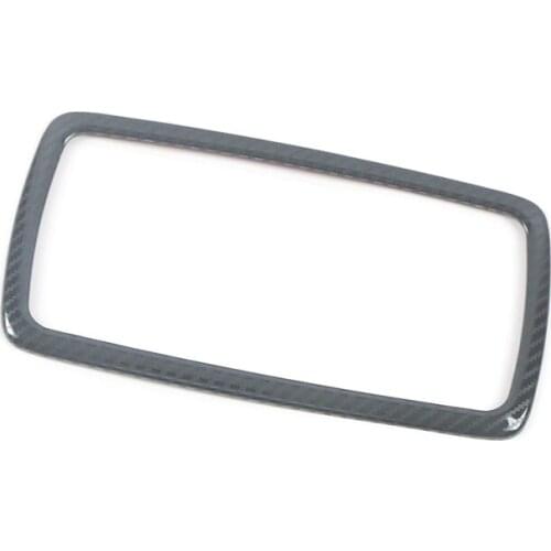 1PCS for Toyota Highlander 2020 2021 2022 Stainless Carbon Car Rear water cup frame Decoration Cover Trim Sticker LHD Styling