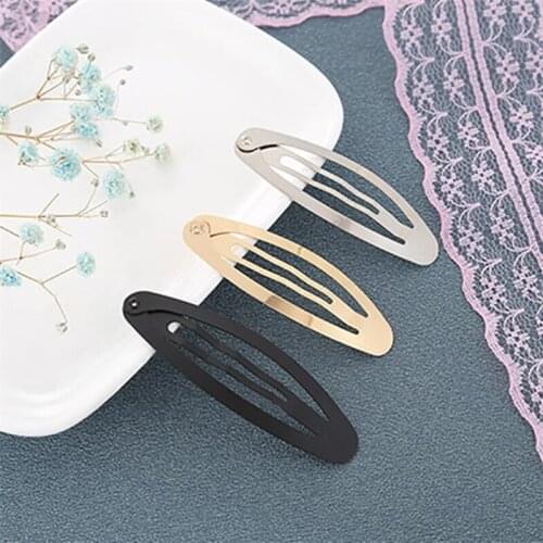 10pcs Simple Metal Hair Clips Gold BB Clip Diy Handmade Girls Headdress Accessories Barette Cheveux Hairpins pinzas para el pelo