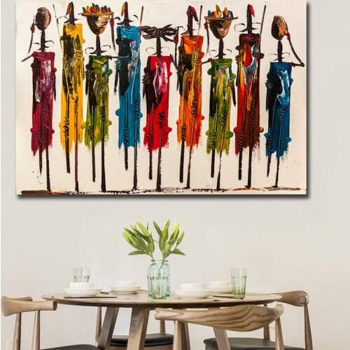 Abstract Portrait Wall Art Canvas Painting Custom Posters And Prints Decoration Pictures Living Room Pop Art Decor