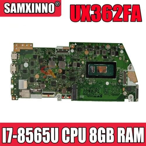 AKemy UX362FA original mainboard I7-8565U CPU 8GB RAM For ASUS UX362FA-EL142T ZenBook Flip UX362 laptop mainboard motherboard