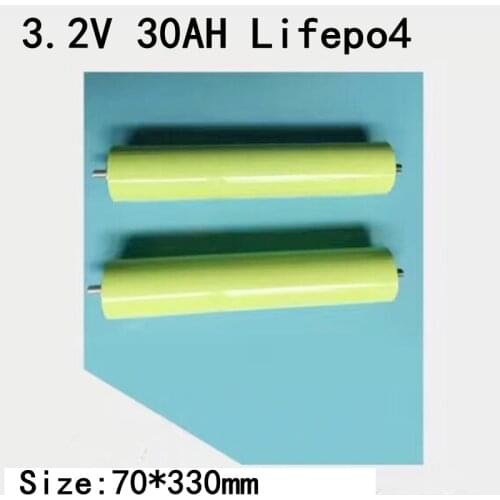 1pc 70330 30Ah 3.2v Lifepo4 30ah Cells 100A Discharge Lifepo4 Battery for 12v 30ah Battery Pack Diy Lithium Ebike Power Energy