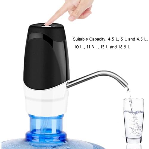 Automatic USB Charging Water Bottle Pump Dispenser Portable Electric Drinking Bottle Switch Single Cooling Type Water Dispenser