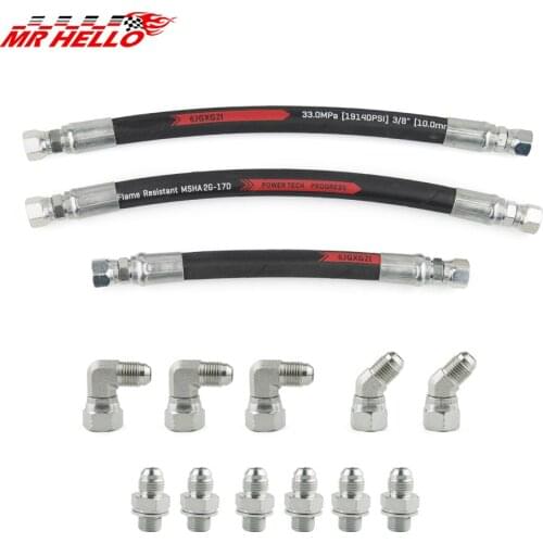For Ford 1999-2003 7.3L PowerStroke High Pressure Oil Pump HPOP Hoses Lines Kit & Crossover Line