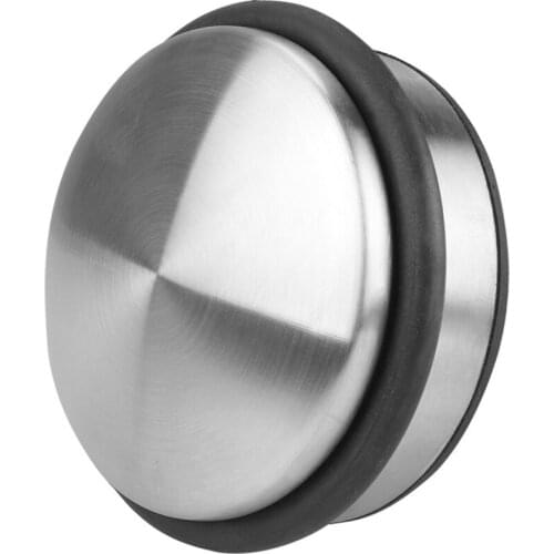 Stainless Steel Door Stop Heavy-Duty Solid Stainless Steel Door Stop Anti-Slip Furniture Hardware Hard Loading