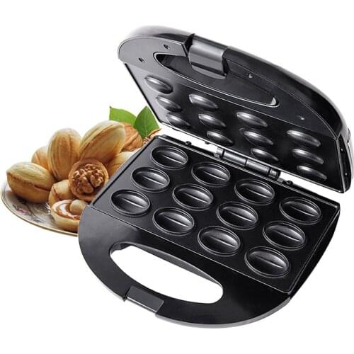Electric walnut cake machine automatic mini nut waffle maker kitchen baking tools AC889