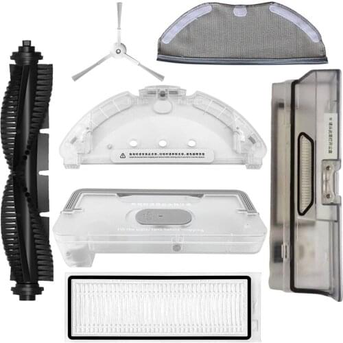 HEPA Filter Central Roll Main Brush Side Brush Mop Cloth Rag for Qihoo 360 S9 X90 Robotic Vacuum Cleaner Spare Parts Accessories