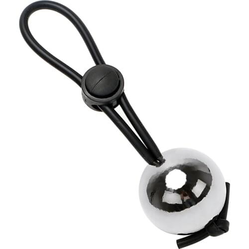 IKOKY Cock Rings With a Metal Ball Male Penis Extender Enlargerment Time Delay Ejaculation Sex Shop Sex Toys for Men Silicone