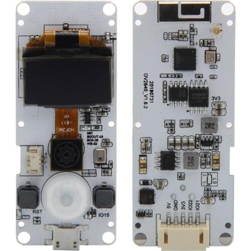 LILYGO® TTGO T-Camera ESP32 WROVER & PSRAM Camera Module ESP32-WROVER-B OV2640 Camera Module 0.96 OLED